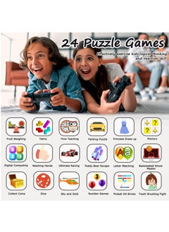 Generic Kids Smart Watch, Smart Game Watch with 24 Games, HD Touch Screen, Video, Camera, Music Player, Pedometer, Flashlight, Alarm Clock,  Kids Watches for 5-12 Year Olds Boy/Girl (Black)  - Image 3