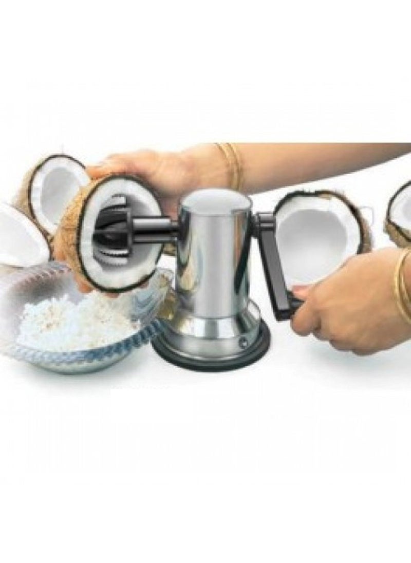 Wryer WRYER Stainless Steel Coconut Scrapper Crusher with Vacuum Base  - Image 2