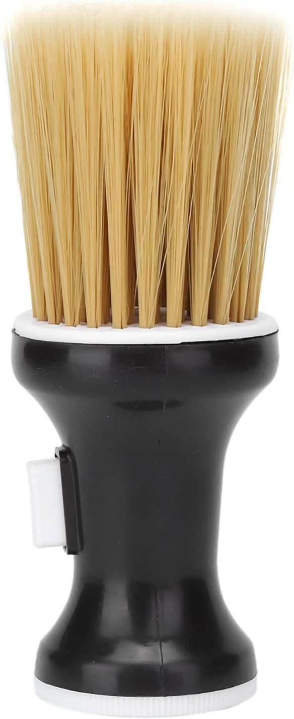 Neck Duster Soft Hair Barber Brush Neck Duster Professional Hairdressing Powder Storage Styling Dust Cleaning BrushBlack