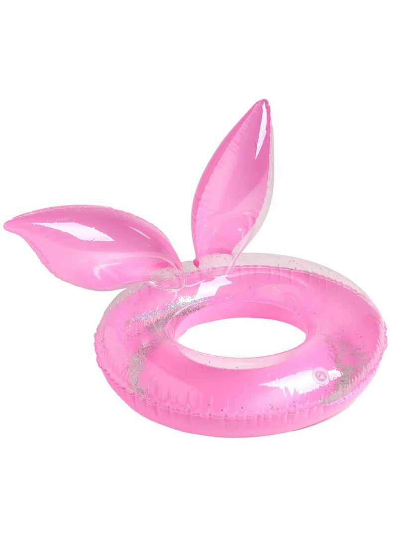 Y&D Giant Mermaid Tail Pool Float PVC Inflatable Floats Mermaid Swimming Ring Suitable for Ages 5-9 Years Kids Pink-A 55CM 