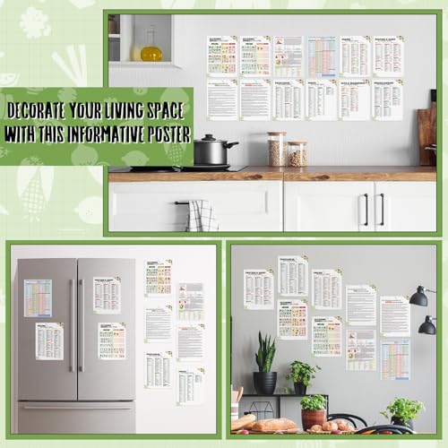 Sinload 12 Pcs Glycemic Index and Glycemic Load Foods List Poster Gi Diabetic Meal Food Plan Gi Grocery Diet - Image 5