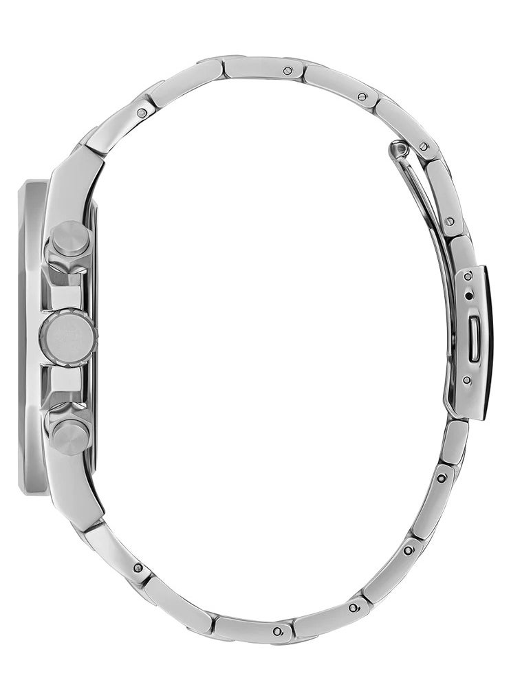 GUESS - GUESS Mens Silver Tone Multi-function Watch GW0489G3 - Image 1