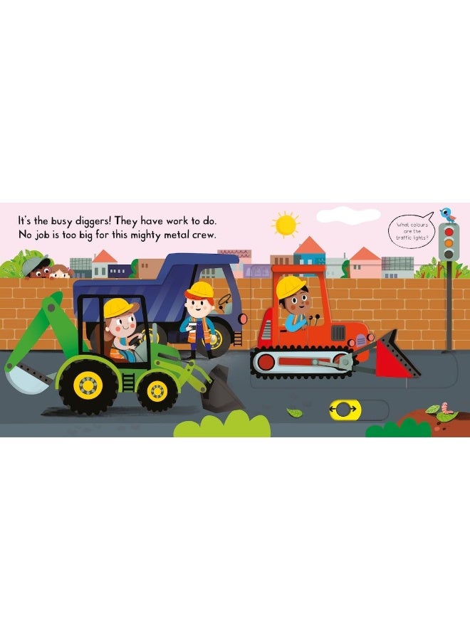 Busy Diggers: A Push, Pull, Slide Book  - Image 2