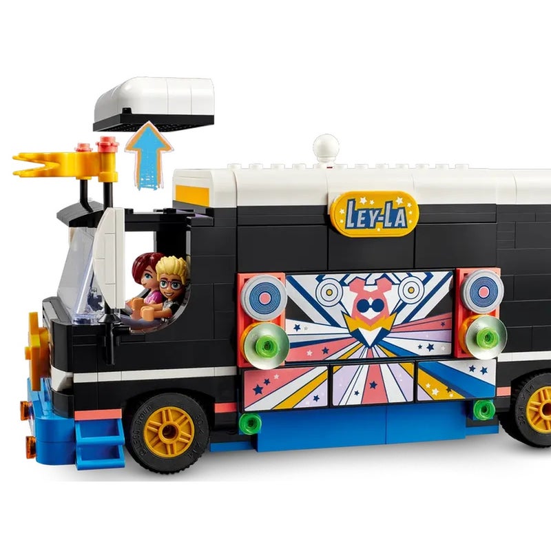 LEGO - Friends Pop Star Music Tour Bus 845 Pieces - 42617 - Image 5