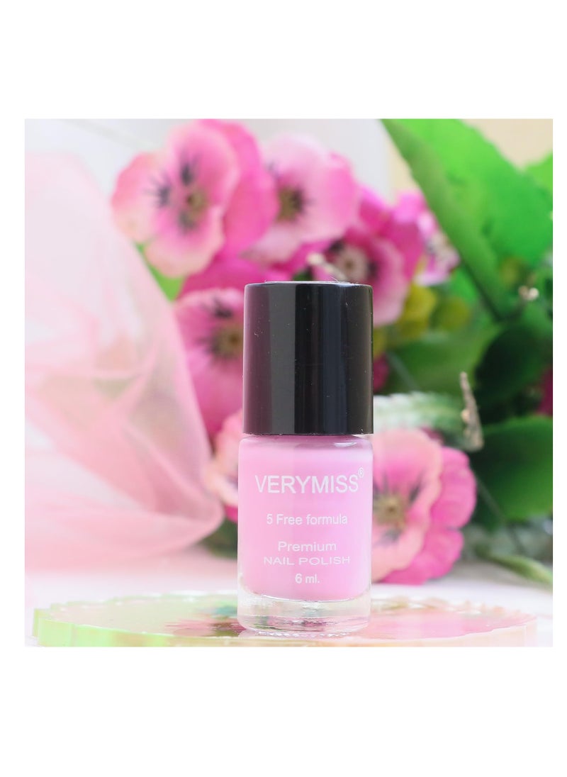 VERYMISS Premium Glossy Barbie  Nail Polish 6ml   Smooth Application Quick Drying   Paraben Free Ultra Long Lasting Nail Paints  Pack of 1  - Image 3