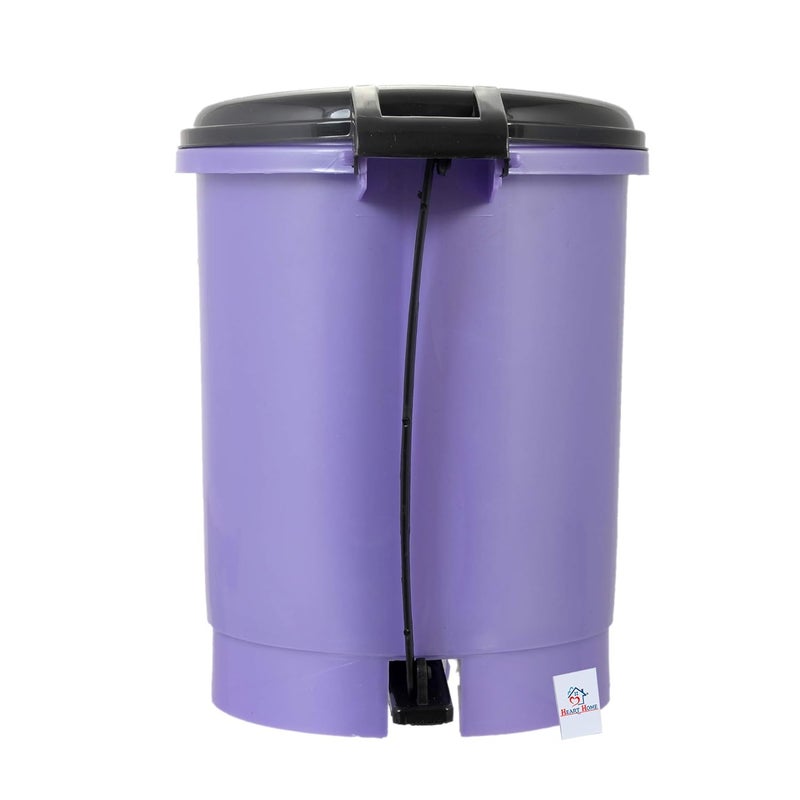 Kuber Industries Heart Home 2 Pieces Table Top Desk Garbage Dustbin Trash for Office Home Work Place 2 LTRPink PurpleHEART10355  - Image 3