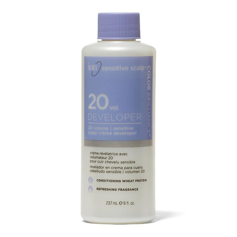 ion Sensitive Scalp 20 Volume Creme Developer Ionic Buffers and Conditioning Protein to Help Scalp Sensitivity 8 Ounce