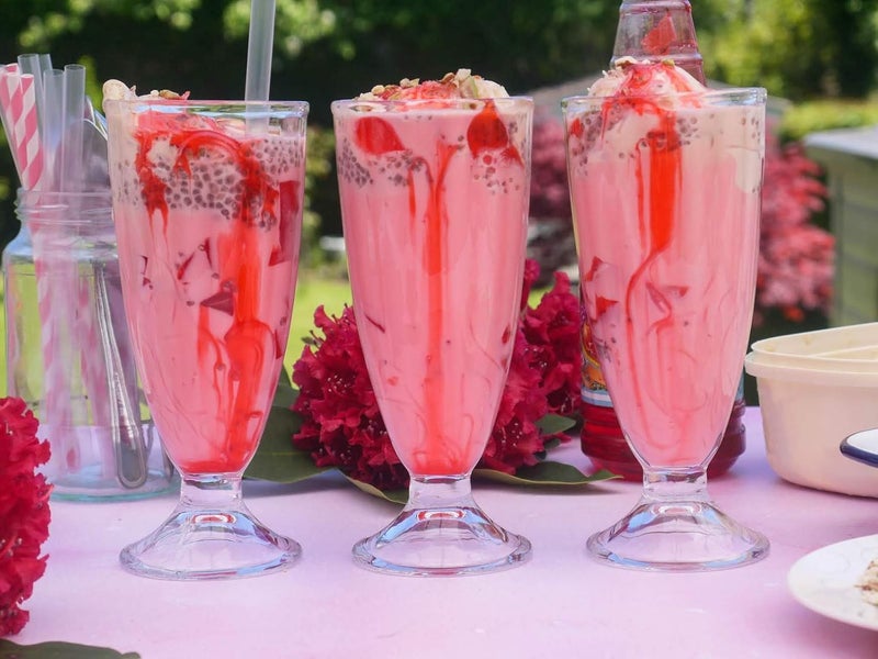 BRUSHFINCH Serving Bowls Ice Cream Cups Milkshake Mug Cocktail Dessert Juice Cone Shaped Glass Set Dessert Bowls for Ice Cream Fruit Nuts Snacks Glasses for Falooda WineCocktails 6 pc 360 ml - Image 4