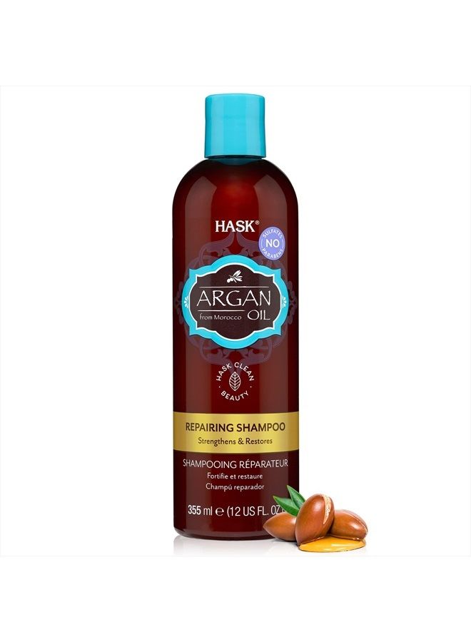 HASK Argan Oil Reparing Shampoo, 12 Fl Oz - Image 1