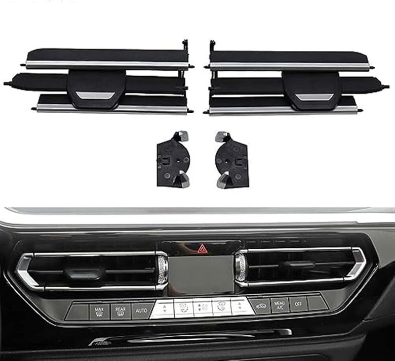 QASULER AC Vent Outlet Grille Slide Clip for BMW - Image 5