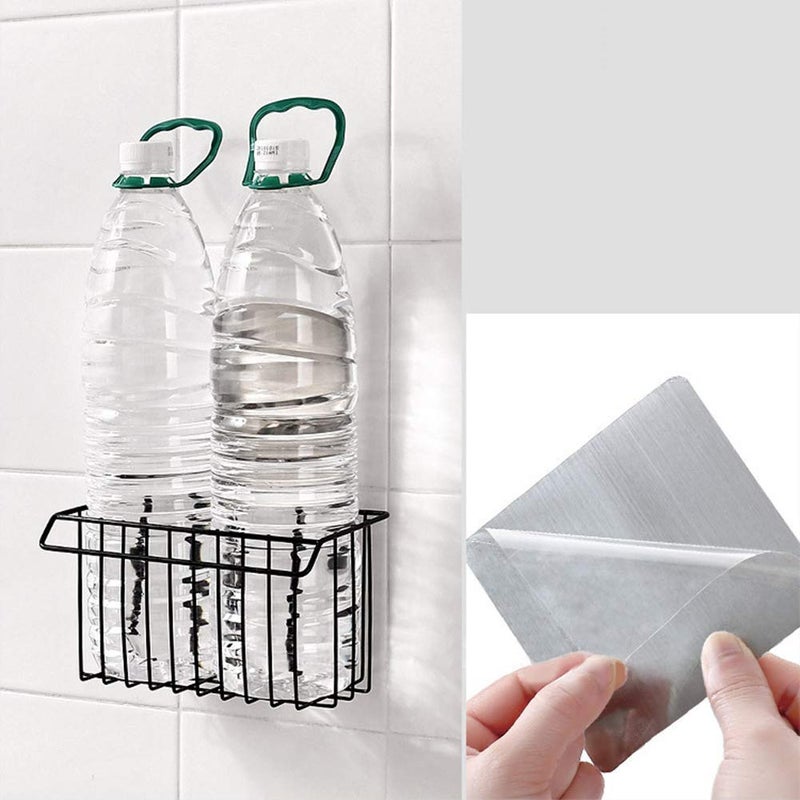 ZURATO Stainless Steel Wall Hanging Bathroom Shower Caddy Basket Shelf for Bathroom Sink Sponge Holder Shampoo Conditioner Liquid and Toothbrush Holder with Kitchen Towel Rack Stand - Image 5