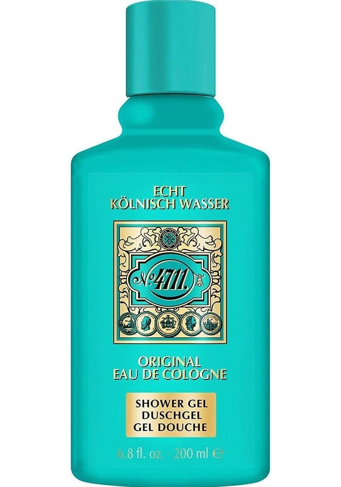 4711 Original Eau de Cologne Shower Gel - Citrus Scent, 200ml - Image 1