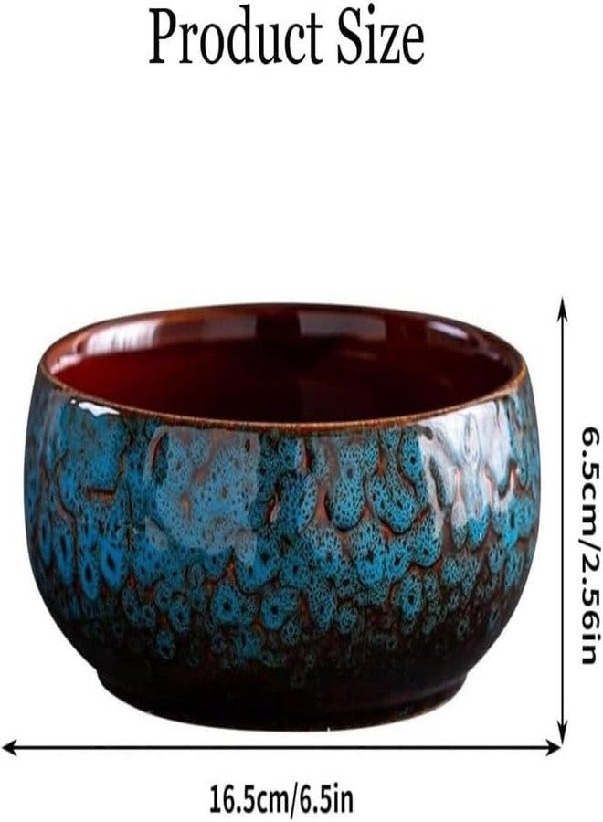 Smowfes Lotus Bowl Planter for Indoor Water Planting - Hydroponic Container with Lotus Flower Design, Perfect for Growing Lotus Seeds in Water, Decorative Aquatic Plant Bowl for Home, Patio, Zen Garden Decor - Image 2