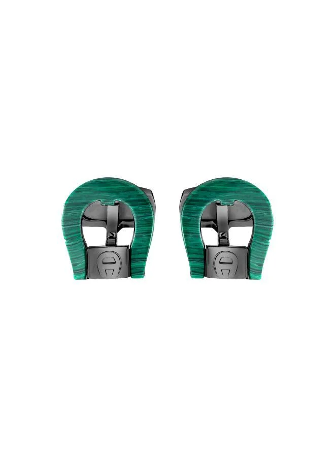 AIGNER Genno Malachite Cufflinks