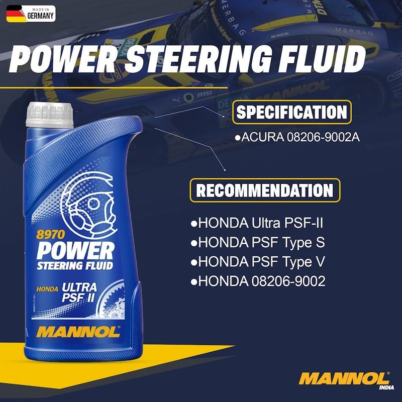 MANNOL 8970 POWER STEERING FLUID ULTRA PSF II IMPORTED FROM GERMANY (450ML) - Image 4