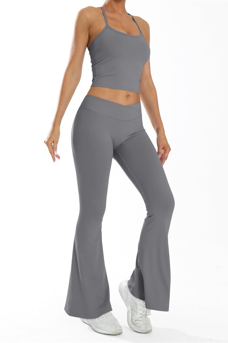 general 2 Piece Yoga Set Women Gym Tracksuits Sportswear Sport Suit Outfits Workout Clothes - Image 2