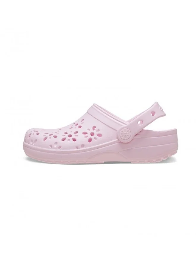 crocs Kids' Classic Floral Cut Out Clog