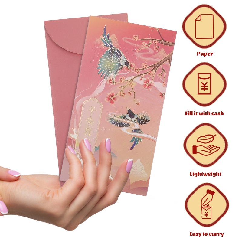 🧸 مغلفات حمراء متينة وناعمة بتصميم تقليدي احتفالي - Image 1