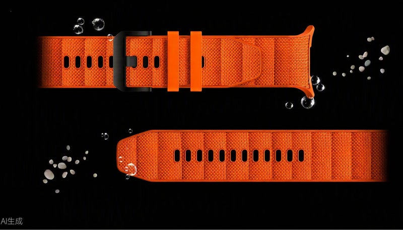 Kalobee AMOLED Smartwatch with GPS and Bluetooth Calling orange Featuring Multi Straps - Image 5
