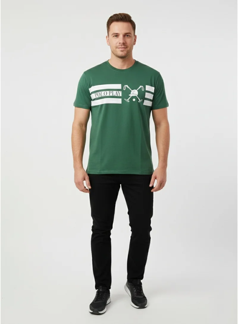 Polo Play Mens Graphic T-shirt -GREEN