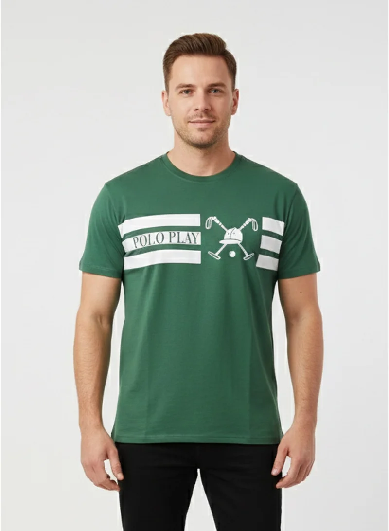 Polo Play Mens Graphic T-shirt -GREEN