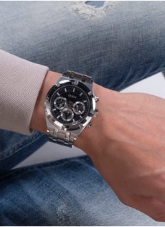 GUESS Men's Analog Round Shape Stainless Steel Wrist Watch GW0260G1 - 44 Mm  - Image 5