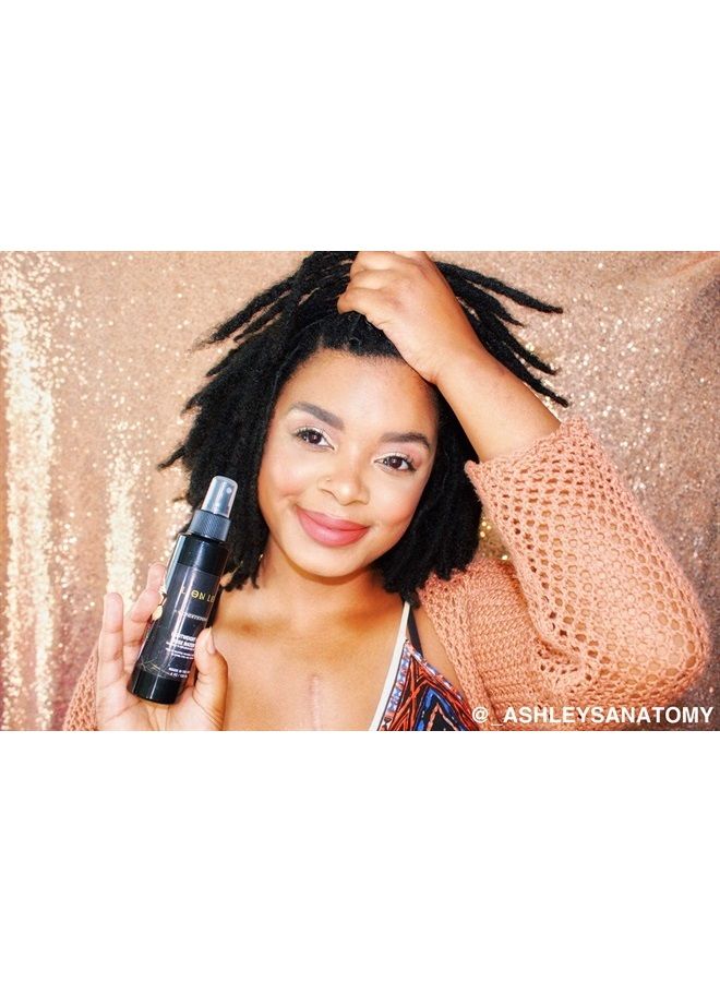 Beard Gains Lion Locs Rosewater Spray for Dreads, Dreadlocks, Braids, Faux Locs, Crochet Locs, Sisterlocks with Aloe, Essential Oils, Vitamins, and Glycerin | Organic Vegan Conditioner Rose Water Spritz (4oz)  - Image 2