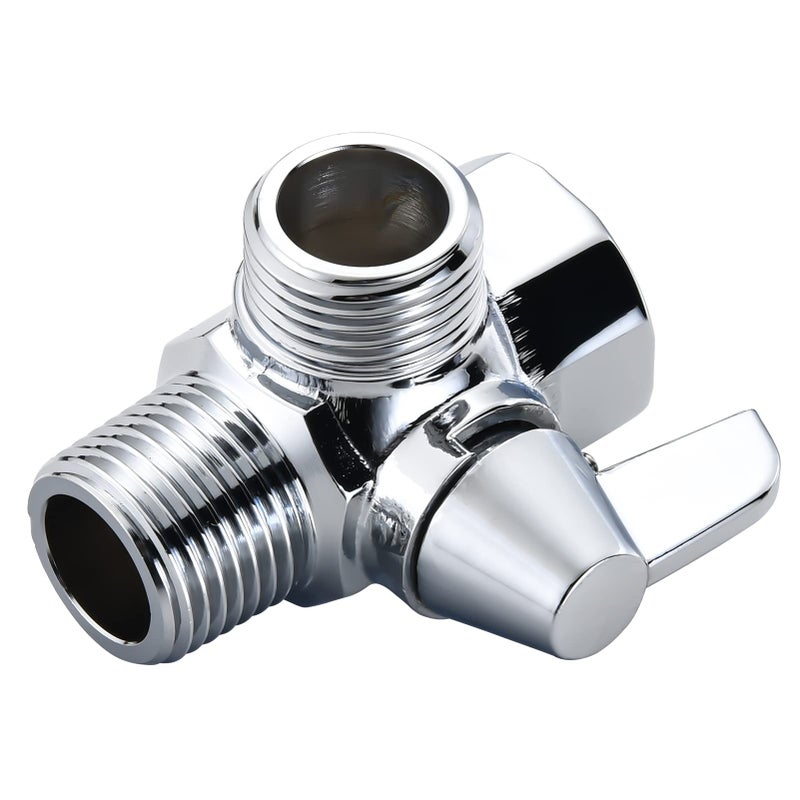 Tearel Shower Arm Diverter Valve For Hand Showerhead Chrome - Image 4