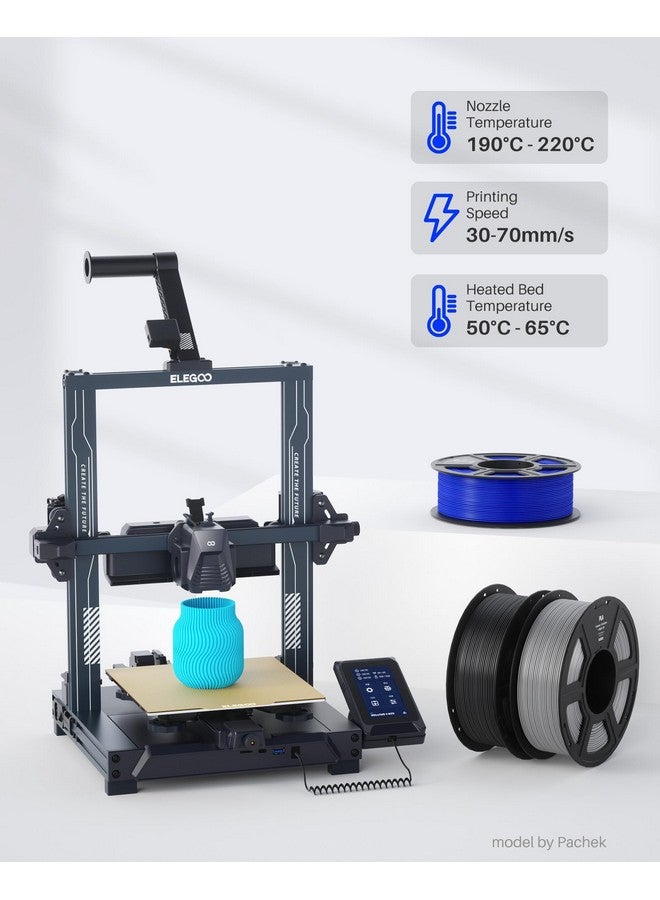 ELEGOO ELEGOO PLA Filament 1.75mm Brown 1KG, 3D Printer Filament Dimensional Accuracy +/- 0.02mm, 1kg Spool(2.2lbs) Fit Most FDM 3D Printers - Image 5