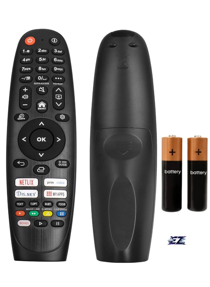 ELTRAZONE Replacement Remote Control for LG Smart TV – Universal IR Remote for All LG TVs (No Voice or Pointer Function) with Five Shortcut Buttons – Includes Battery - Image 2