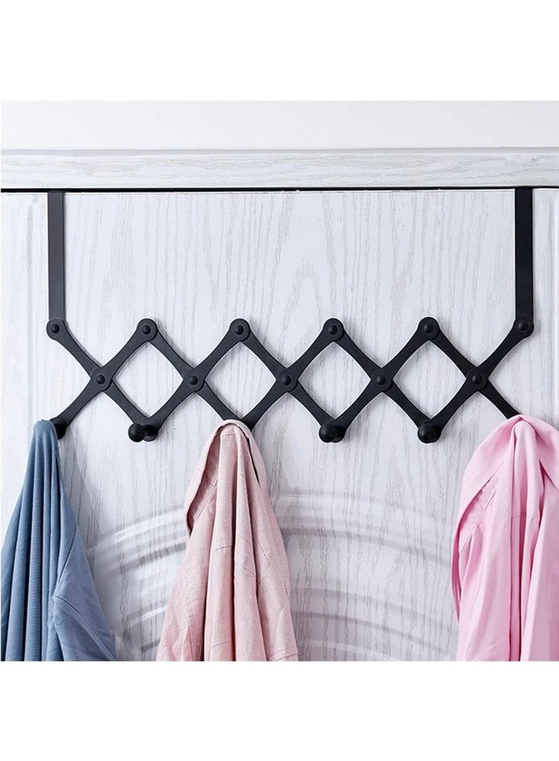 هاي هونور خطاف من الفولاذ المقاوم للصدأ فوق الباب - قابل للتعديل، تركيب بدون ثقب لتعليق الملابس والمناشف والمزيد - مثالي للمطبخ والحمام وغرفة النوم (رمادي) - Image 5