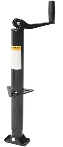 MaxxHaul 70159 14" Lift A-Frame Mount Trailer Jack with Top Wind - 2000 lbs. Capacity - Image 1