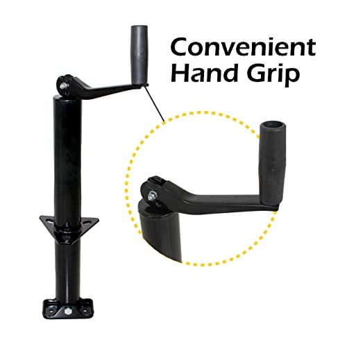 MaxxHaul 70159 14" Lift A-Frame Mount Trailer Jack with Top Wind - 2000 lbs. Capacity - Image 5