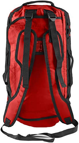 Element Equipment Trailhead Duffel Bag Shoulder Straps Waterproof Red Large - Image 5