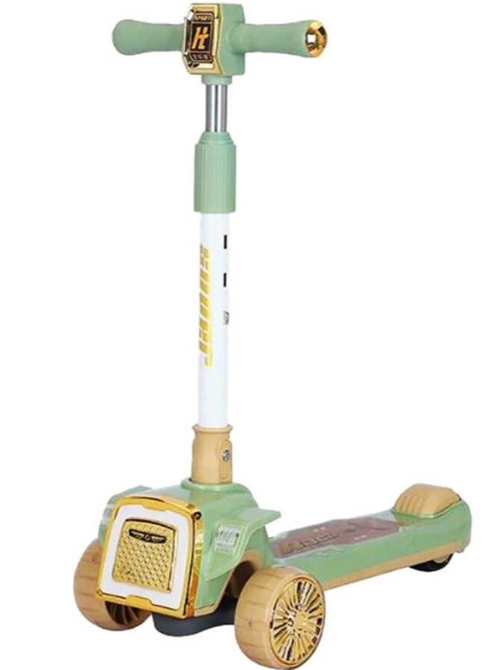 Scooterx Flash Wheel Music Light Folding Pedal Scooter - Image 1