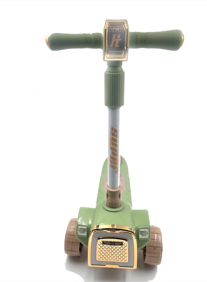 Scooterx Flash Wheel Music Light Folding Pedal Scooter - Image 2