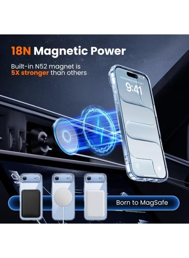 MUDISO iPhone 17 Air Case Perfect Fit Slim Protective Cover Full Access Precise Cutouts Anti-Scratch Shockproof Flexible TPU Case Compatible with iPhone 17 Air - Image 3
