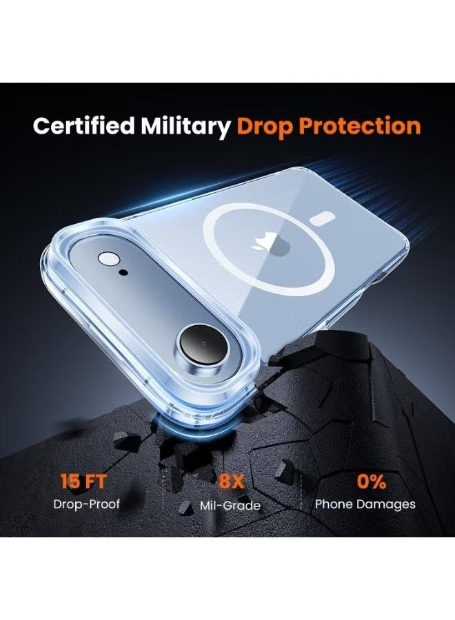 MUDISO iPhone 17 Air Case Perfect Fit Slim Protective Cover Full Access Precise Cutouts Anti-Scratch Shockproof Flexible TPU Case Compatible with iPhone 17 Air - Image 4