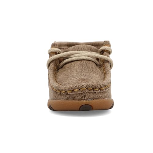 Twisted X Infant's Chukka Driving Moc, Moc Toe, Dusty Tan, 2 M - Image 5