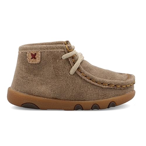 Twisted X Infant's Chukka Driving Moc, Moc Toe, Dusty Tan, 2 M - Image 4