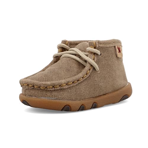 Twisted X Infant's Chukka Driving Moc, Moc Toe, Dusty Tan, 2 M - Image 1