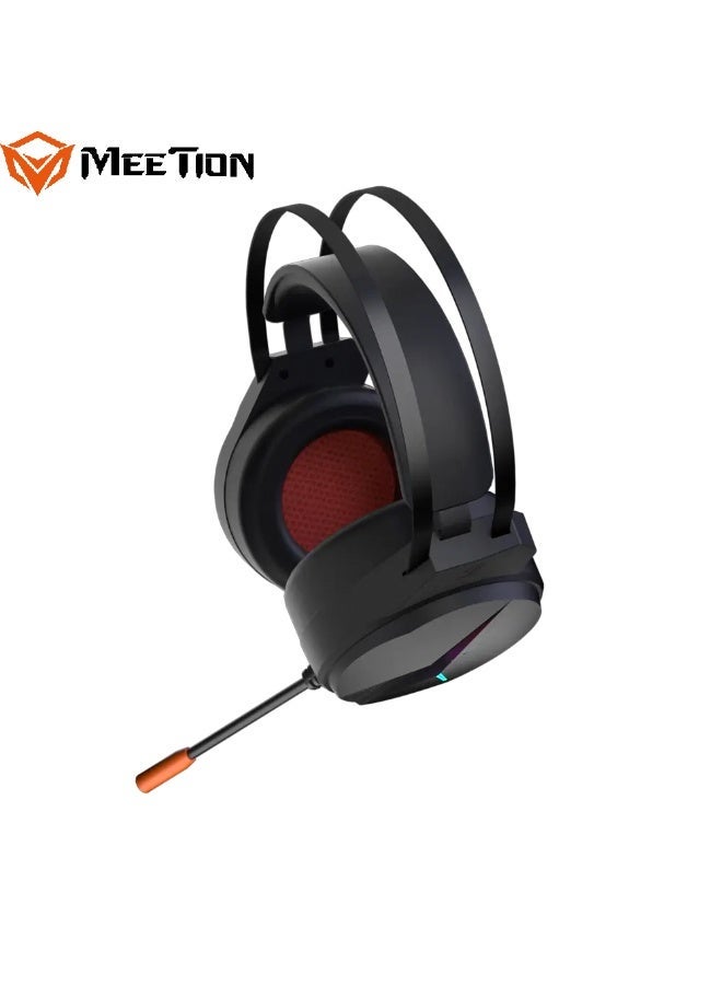 MEETION Stereo Tri-Mode Gaming Headset BTH015 Triple-Mode Connectivity Immersive Stereo Sound Dual Audio Modes Ultra-Long Battery Performance Dynamic LED Backlight - Image 5