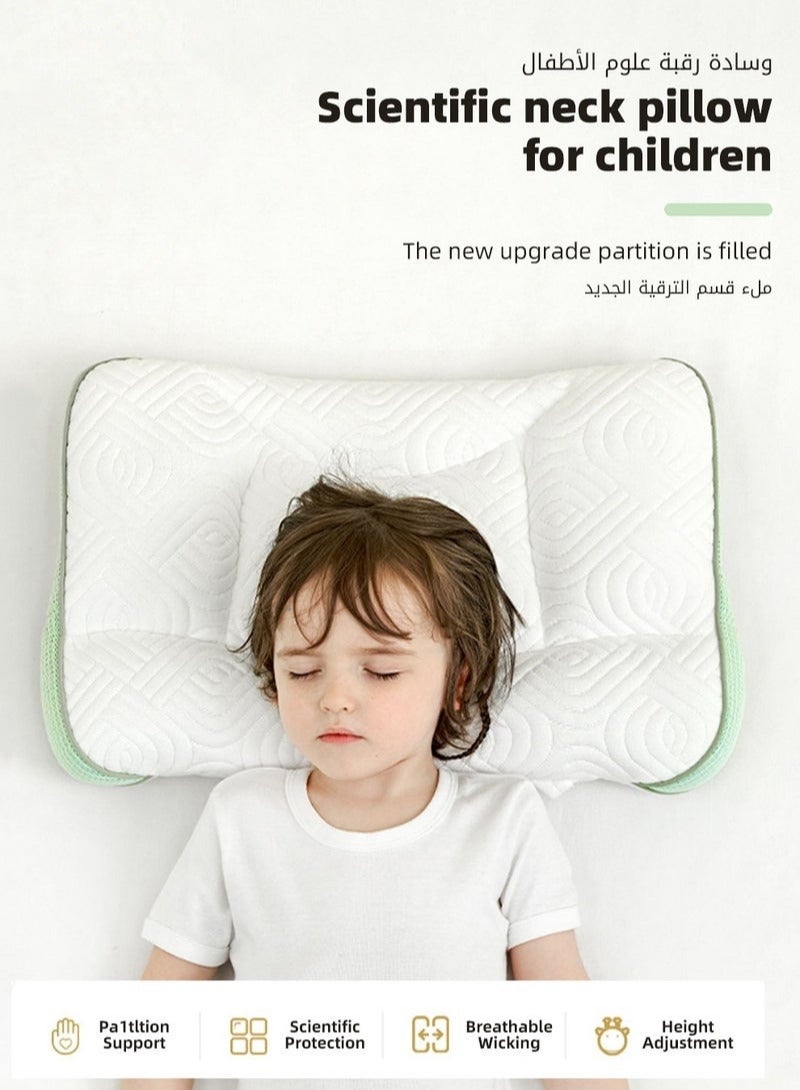 DOOKOO Pillow for Sleeping,  Kids Pillows with Ergonomic Spine-Protective Design, Ultra Supportive Memory Foam Material, for Babies, Infants, Toddlers, Children, Especially for child aged 6 to 12  - Image 2