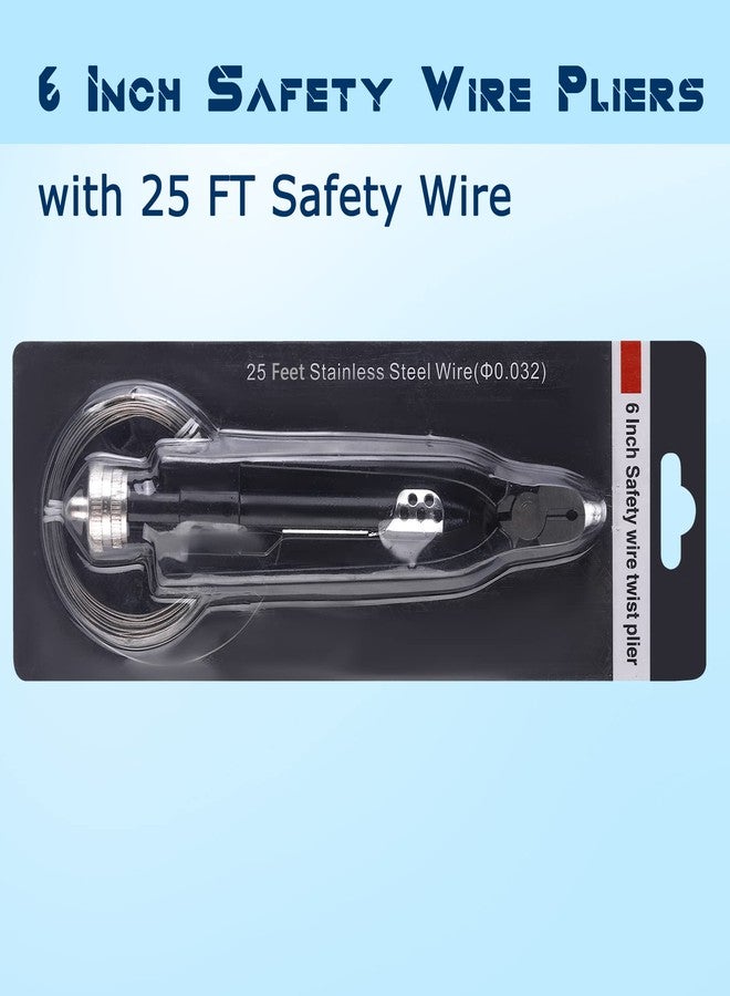 Nachee 6 Inch Safety Wire Pliers with 25ft Stainless Steel Twist Safety Lock Grip Wire .032, Twisting Tool for Motorcycle/Dirt Bike Grips, Aircraft, Auto Industry - Image 5