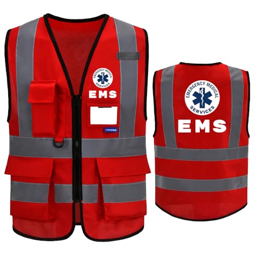 ASAFETY A-SAFETY EMS RED Vest for men - Image 1