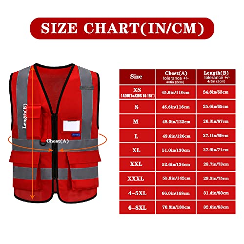 ASAFETY A-SAFETY EMS RED Vest for men - Image 5