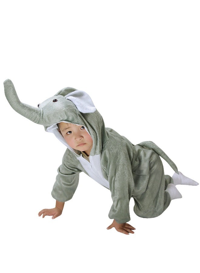 NIBEMINENT Children's animal costumes: tigers, frogs, rabbits, small animals, school programs, performances, and costumes - Image 1