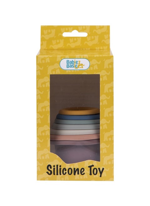 Silicone Stacking Toy For Babies/Kids, Stacking Cup, Bpa Free 100% Safe - Cup