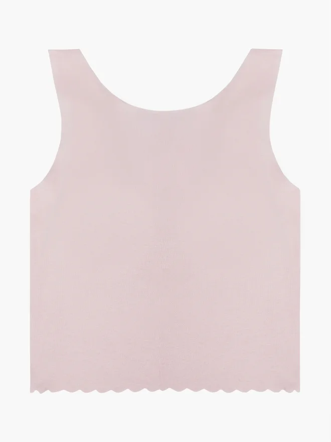 ستايلي Styli Teen Girls Scalloped Hem Vest with Light Padding