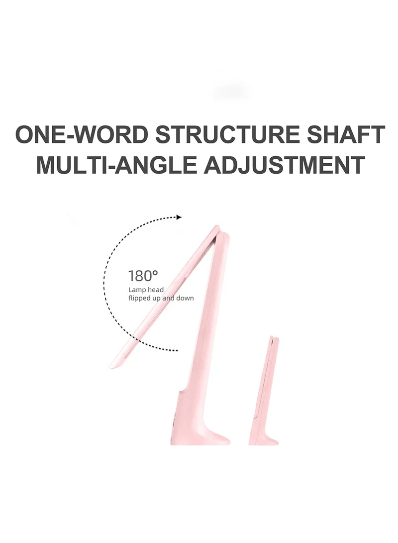 صن هوم SUNHOME Rechargeable LED Desk Lamp Pink